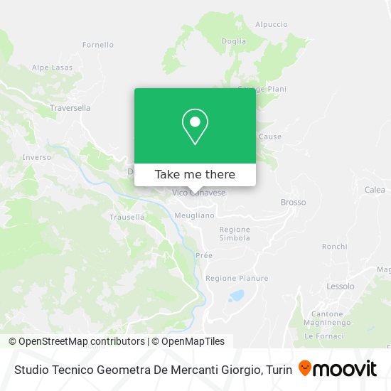 Studio Tecnico Geometra De Mercanti Giorgio map