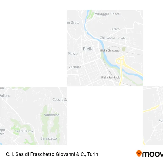 C. I. Sas di Fraschetto Giovanni & C. map