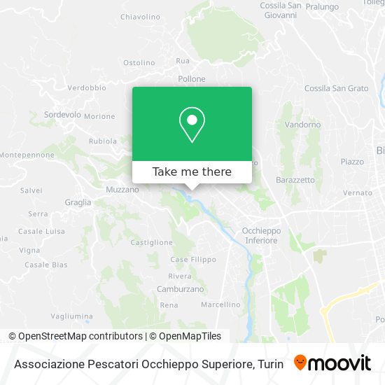Associazione Pescatori Occhieppo Superiore map