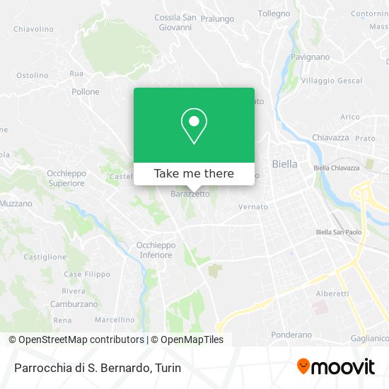 Parrocchia di S. Bernardo map