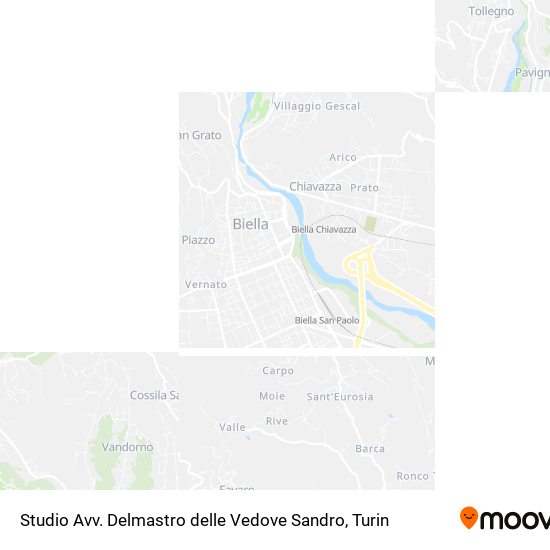 Studio Avv. Delmastro delle Vedove Sandro map