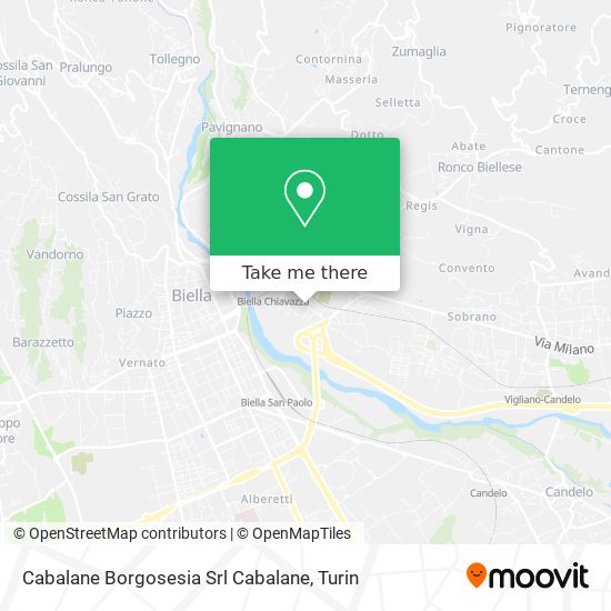 Cabalane Borgosesia Srl Cabalane map