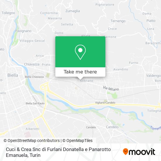 Cuci & Crea Snc di Furlani Donatella e Panarotto Emanuela map