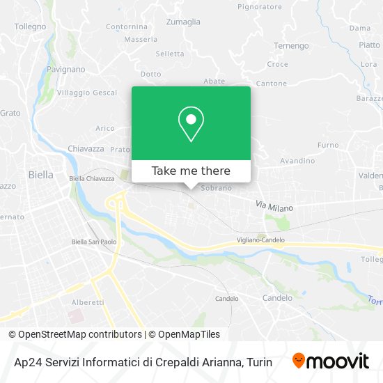 Ap24 Servizi Informatici di Crepaldi Arianna map