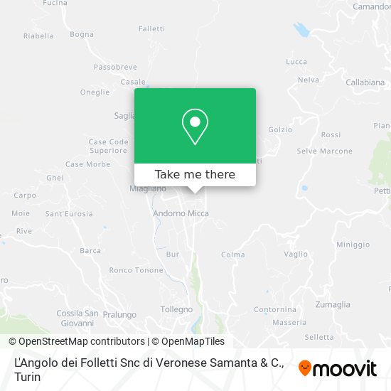 L'Angolo dei Folletti Snc di Veronese Samanta & C. map