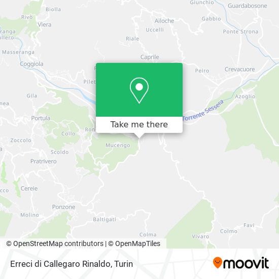 Erreci di Callegaro Rinaldo map