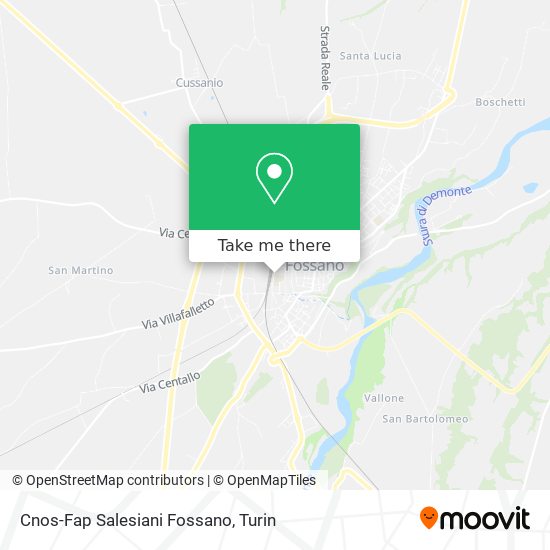 Cnos-Fap Salesiani Fossano map