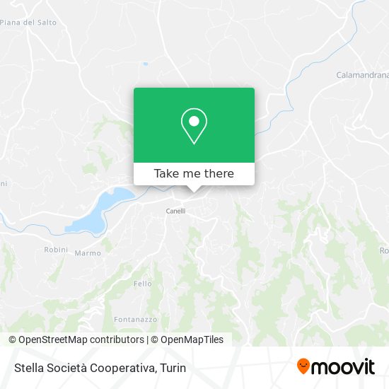 Stella Società Cooperativa map