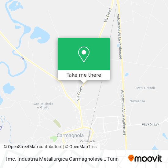 Imc. Industria Metallurgica Carmagnolese . map