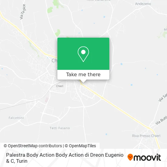 Palestra Body Action Body Action di Dreon Eugenio & C map