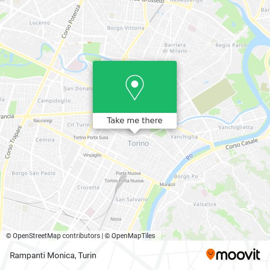 Rampanti Monica map