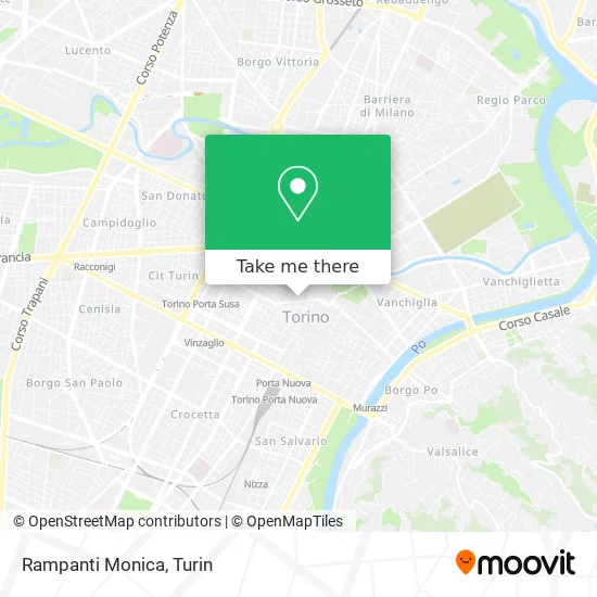 Rampanti Monica map
