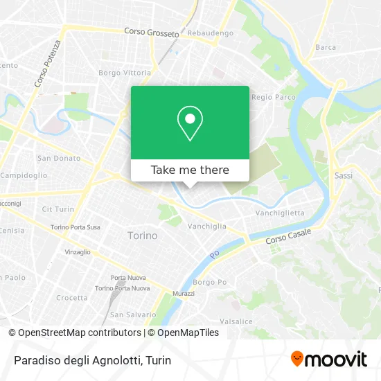 Paradiso degli Agnolotti map