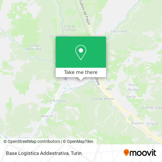 Base Logistica Addestrativa map