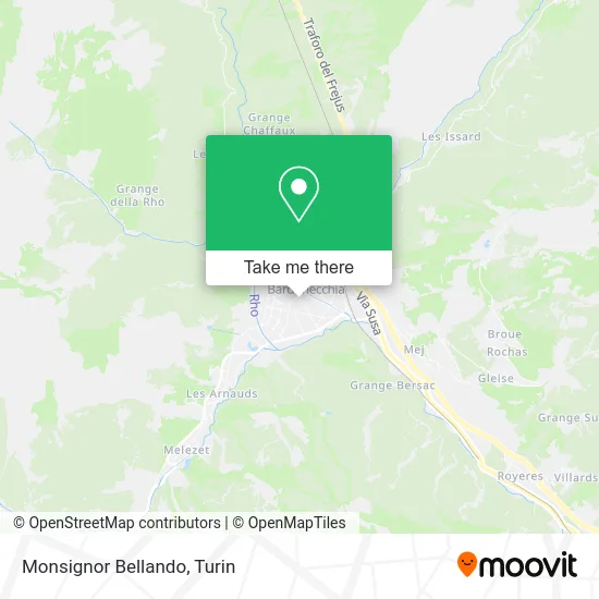 Monsignor Bellando map