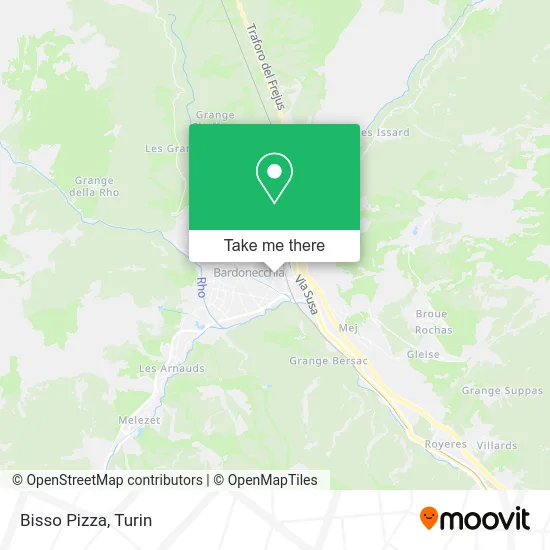 Bisso Pizza map