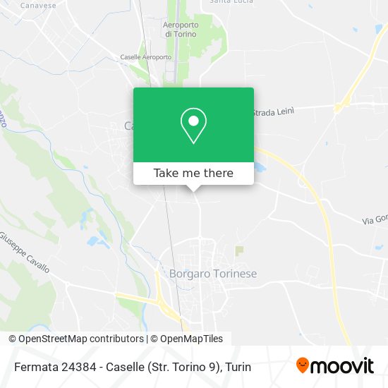Fermata 24384 - Caselle (Str. Torino 9) map