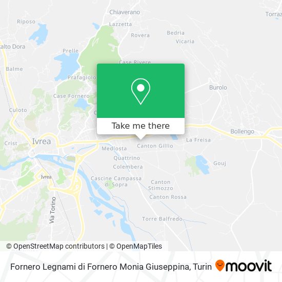 Fornero Legnami di Fornero Monia Giuseppina map