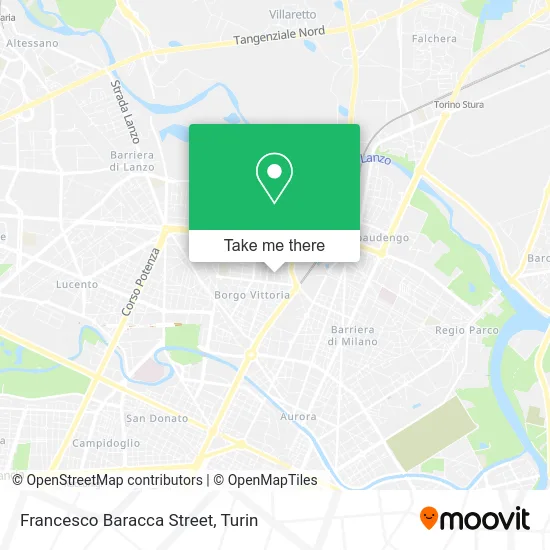 Francesco Baracca Street map