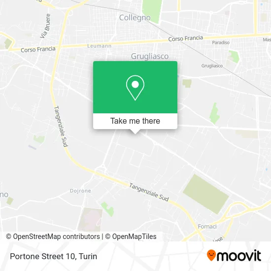Portone Street 10 map