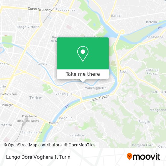 Lungo Dora Voghera 1 map