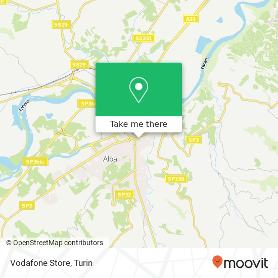 Vodafone Store map