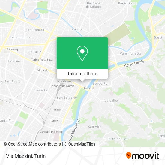 Via Mazzini map