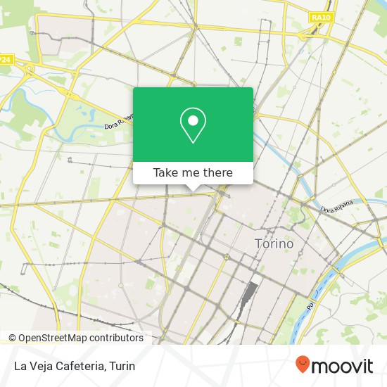 La Veja Cafeteria map