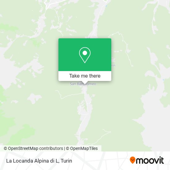 La Locanda Alpina di L map