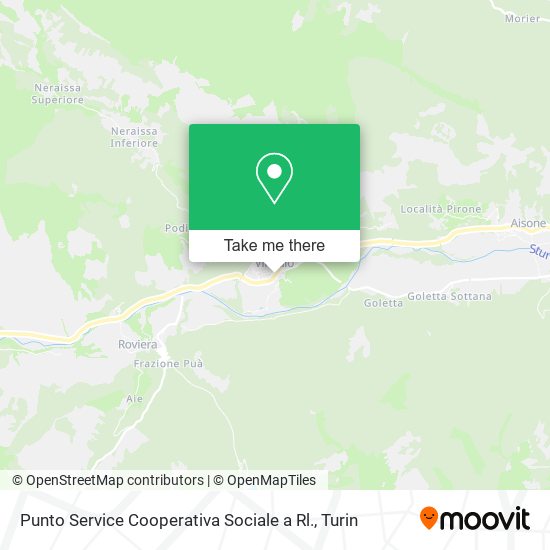 Punto Service Cooperativa Sociale a Rl. map