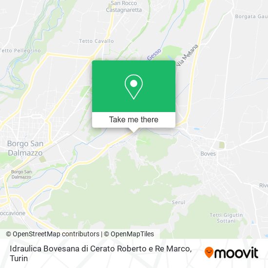 Idraulica Bovesana di Cerato Roberto e Re Marco map