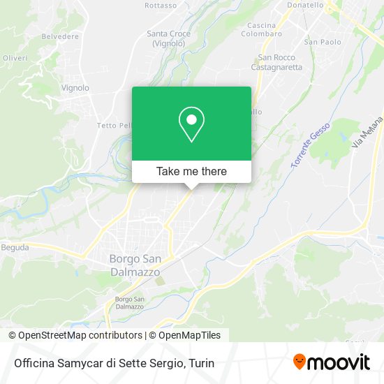 Officina Samycar di Sette Sergio map