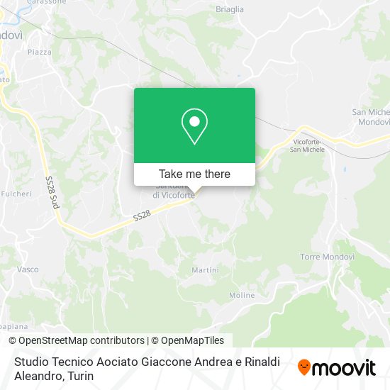Studio Tecnico Aociato Giaccone Andrea e Rinaldi Aleandro map