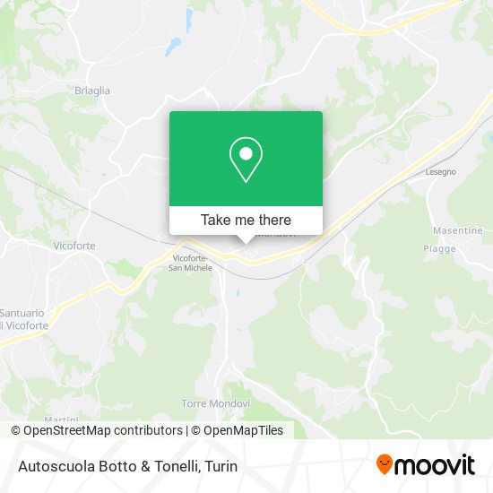Autoscuola Botto & Tonelli map