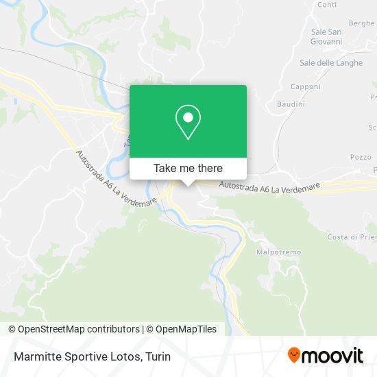 Marmitte Sportive Lotos map