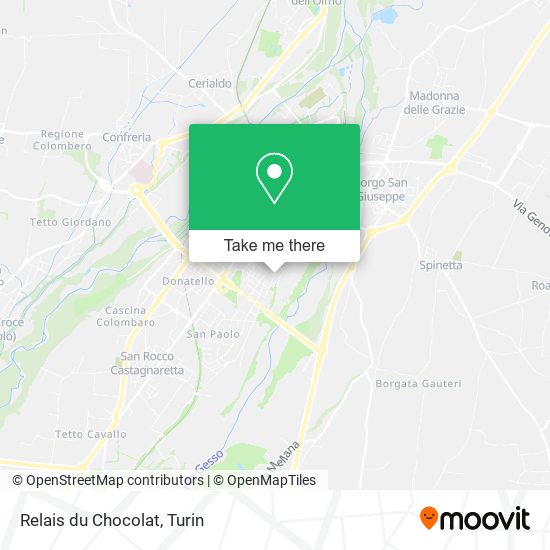 Relais du Chocolat map