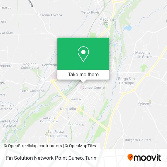Fin Solution Network Point Cuneo map