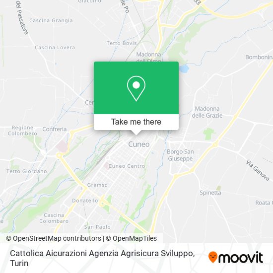 Cattolica Aicurazioni Agenzia Agrisicura Sviluppo map