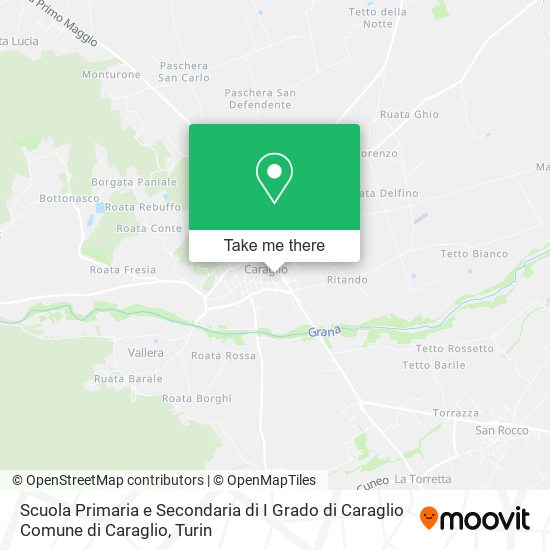 Scuola Primaria e Secondaria di I Grado di Caraglio Comune di Caraglio map