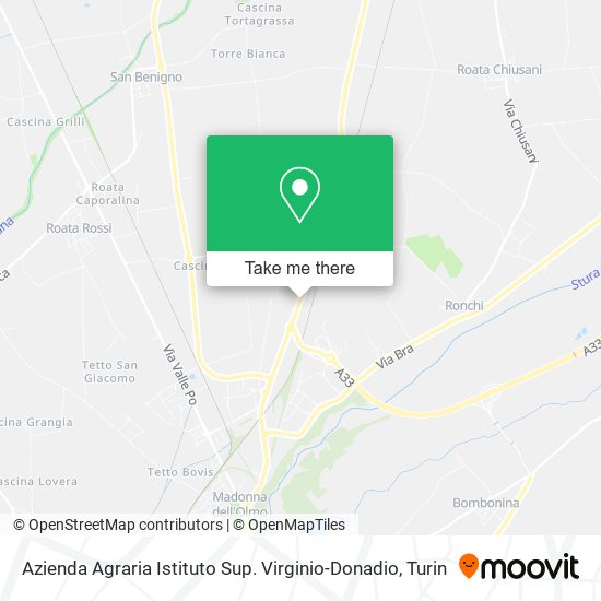 Azienda Agraria Istituto Sup. Virginio-Donadio map