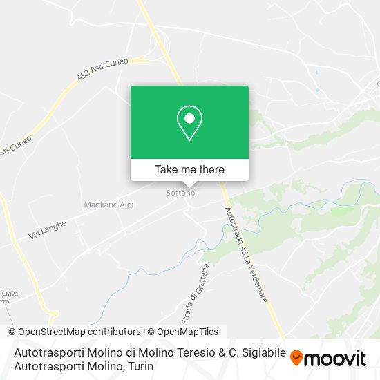 Autotrasporti Molino di Molino Teresio & C. Siglabile Autotrasporti Molino map