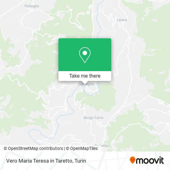 Vero Maria Teresa in Taretto map