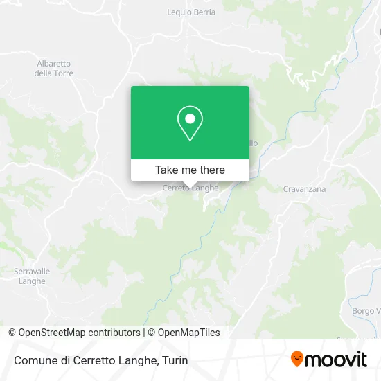 Comune di Cerretto Langhe map