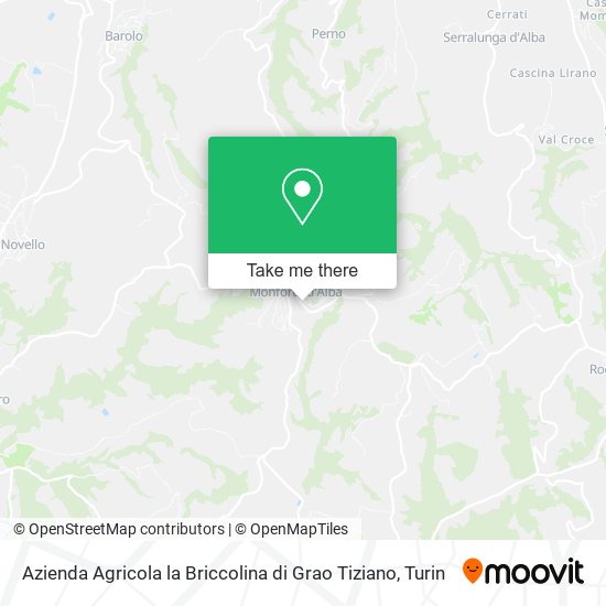 Azienda Agricola la Briccolina di Grao Tiziano map