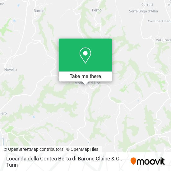 Locanda della Contea Berta di Barone Claine & C. map