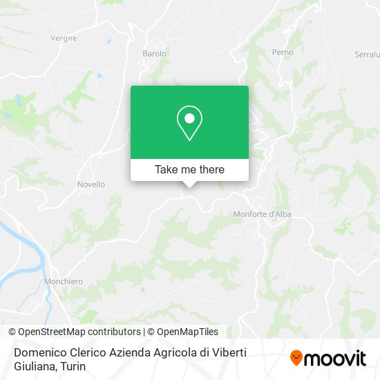 Domenico Clerico Azienda Agricola di Viberti Giuliana map