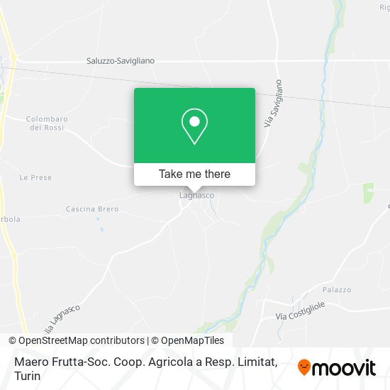 Maero Frutta-Soc. Coop. Agricola a Resp. Limitat map