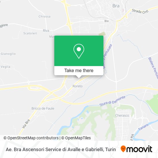 Ae. Bra Ascensori Service di Avalle e Gabrielli map