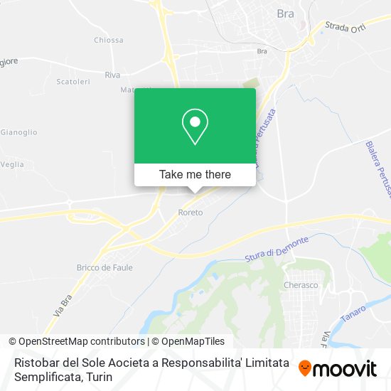 Ristobar del Sole Aocieta a Responsabilita' Limitata Semplificata map