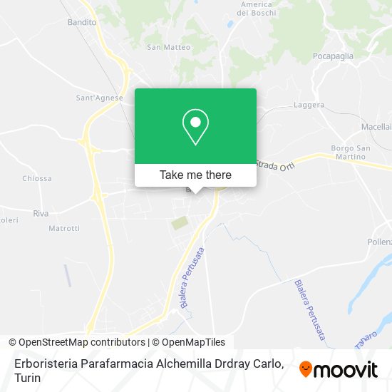 Erboristeria Parafarmacia Alchemilla Drdray Carlo map